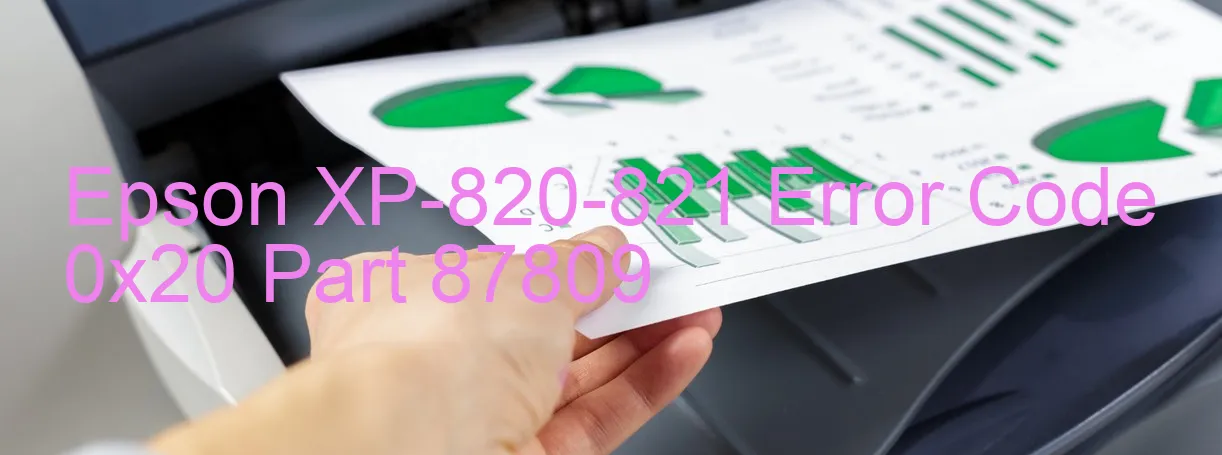 Epson XP-820-821 Code d'erreur 0x20