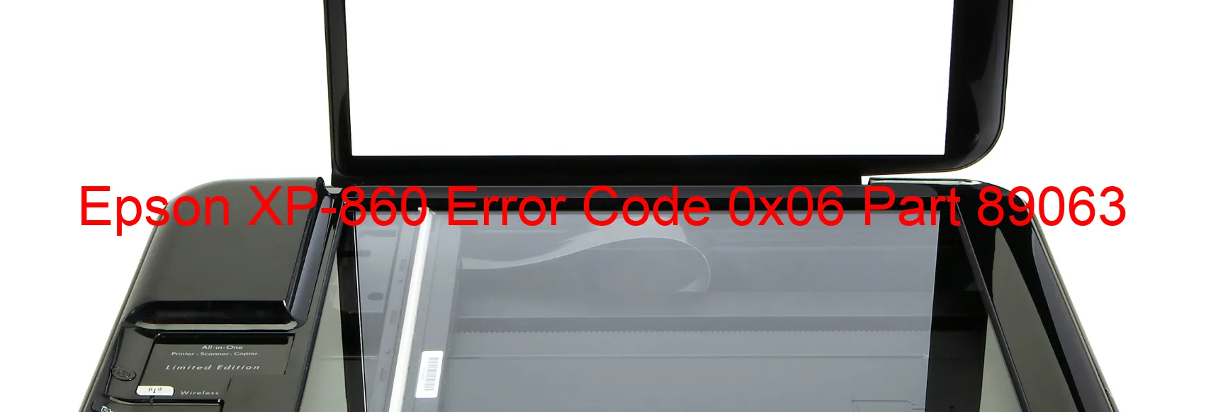 Epson XP-860 Code d'erreur 0x06