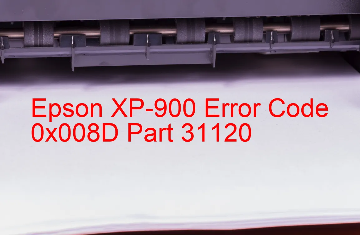 Epson XP-900 Code d'erreur 0x008D