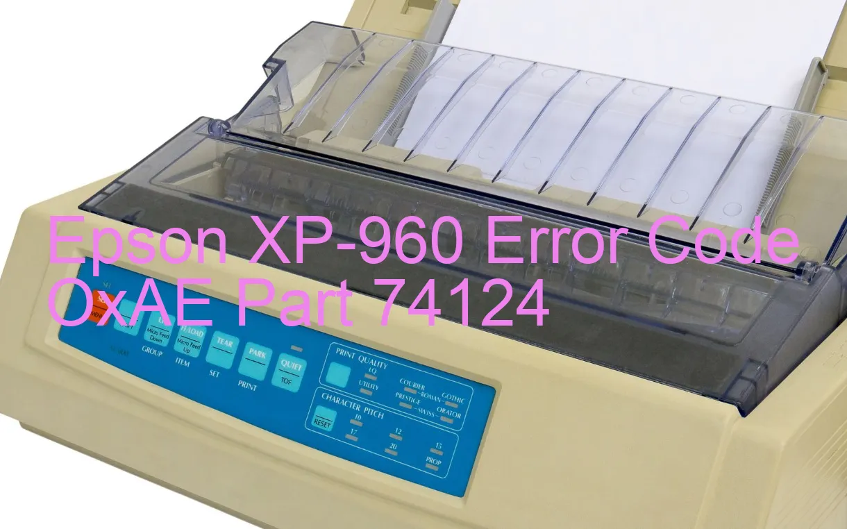 Epson XP-960 Code d'erreur OxAE